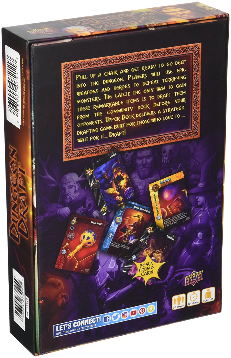 Upper Deck Dungeon Draft Strategy Board Game, Multi - Image 2